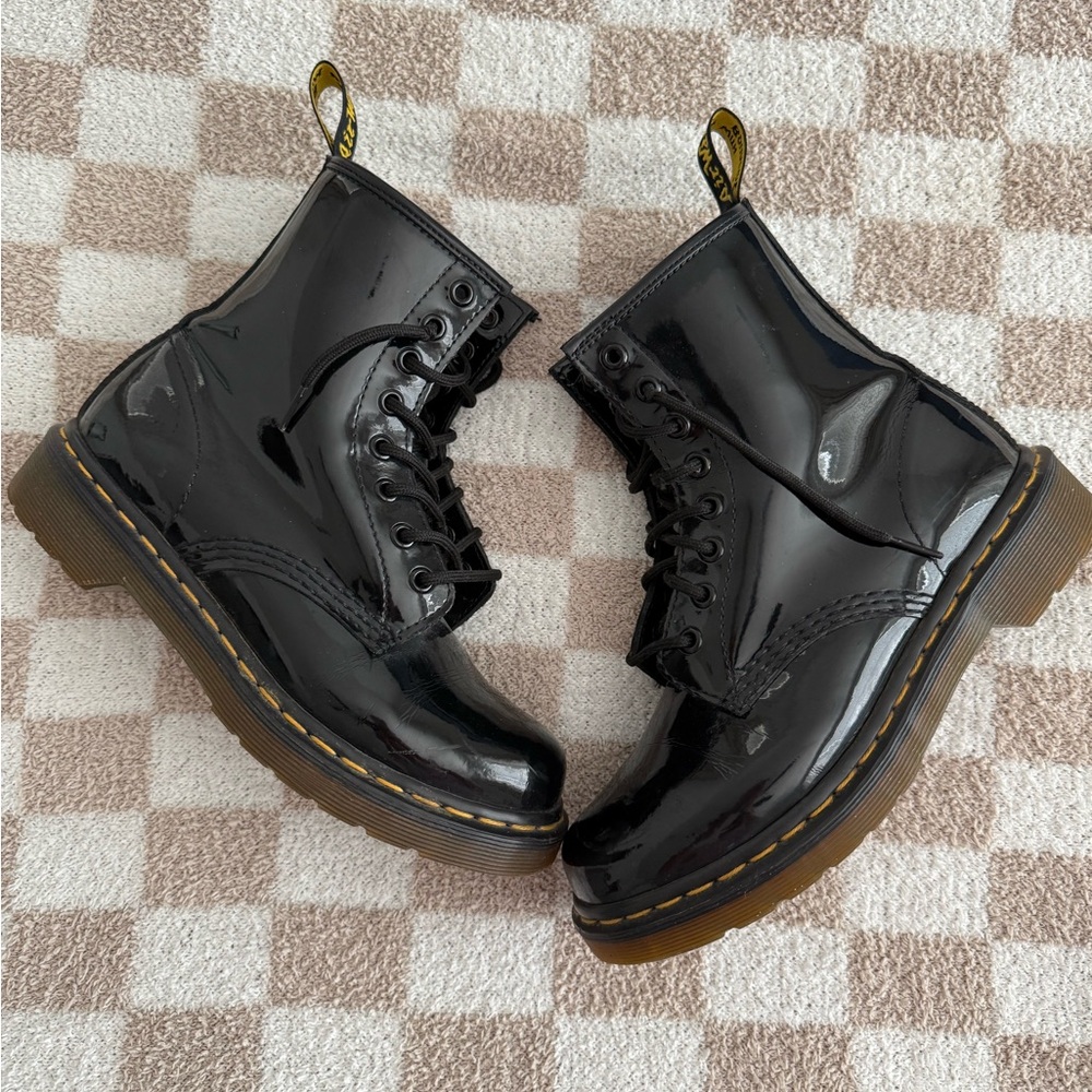 Dr. Martens 1460 patent leather boots